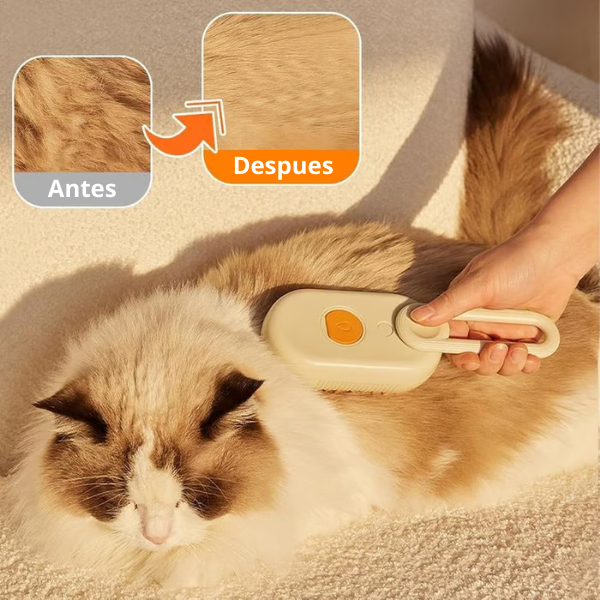 😺 Cepillo a Vapor, ¡Dale un día de spa en casa a tu Regalón!  🐶