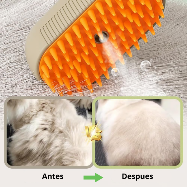 😺 Cepillo a Vapor, ¡Dale un día de spa en casa a tu Regalón!  🐶