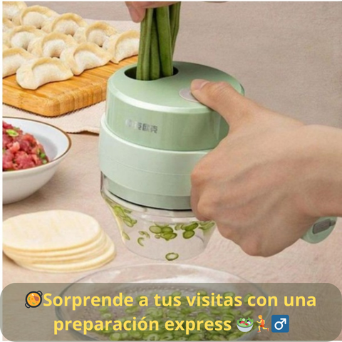 ¡Disfruta de más tiempo con cortador de verduras 4 en 1!