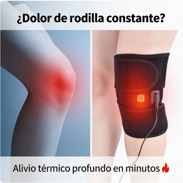 ¡Rodillera Térmica Ajustable vuelve a caminar con confianza!